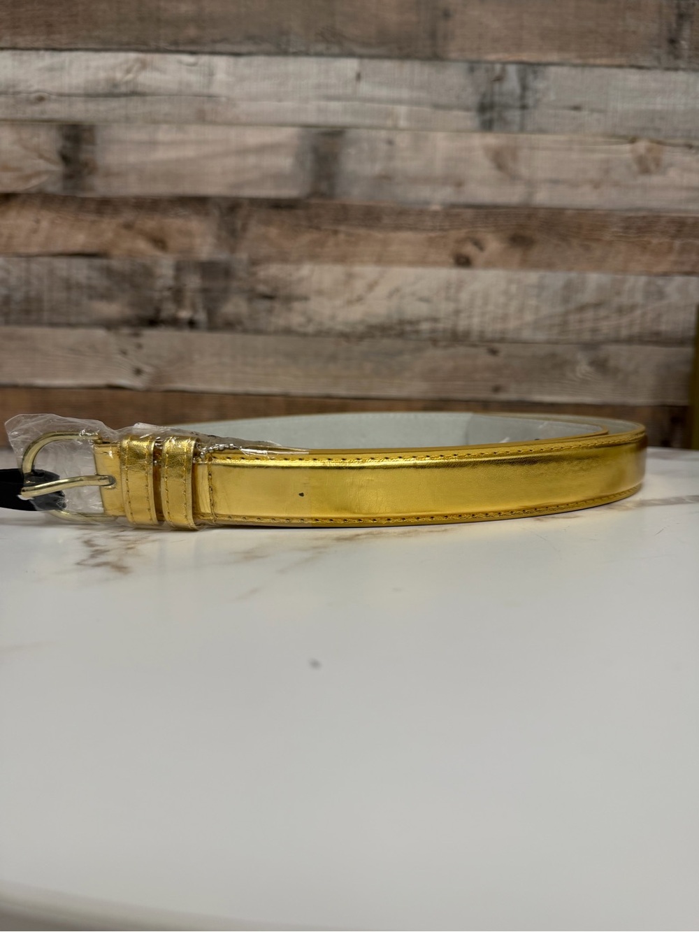 NWT Gold Metallic Belt